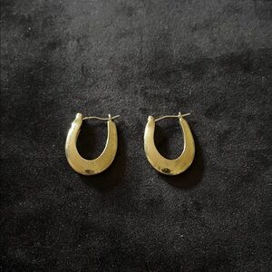 Elegant silver Hoop Earrings